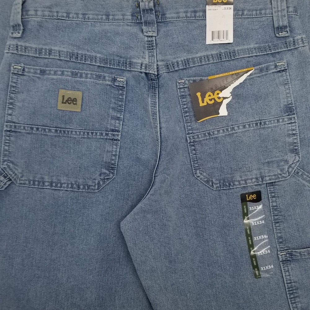 NWT MEN'S LEE CARPENTER JEANS 31 x 34 - Picture 4 of 9